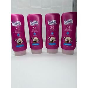 Lot of 4 - Skintimate 2 in 1 shave cream & skin conditioner coconut silk 8fl oz